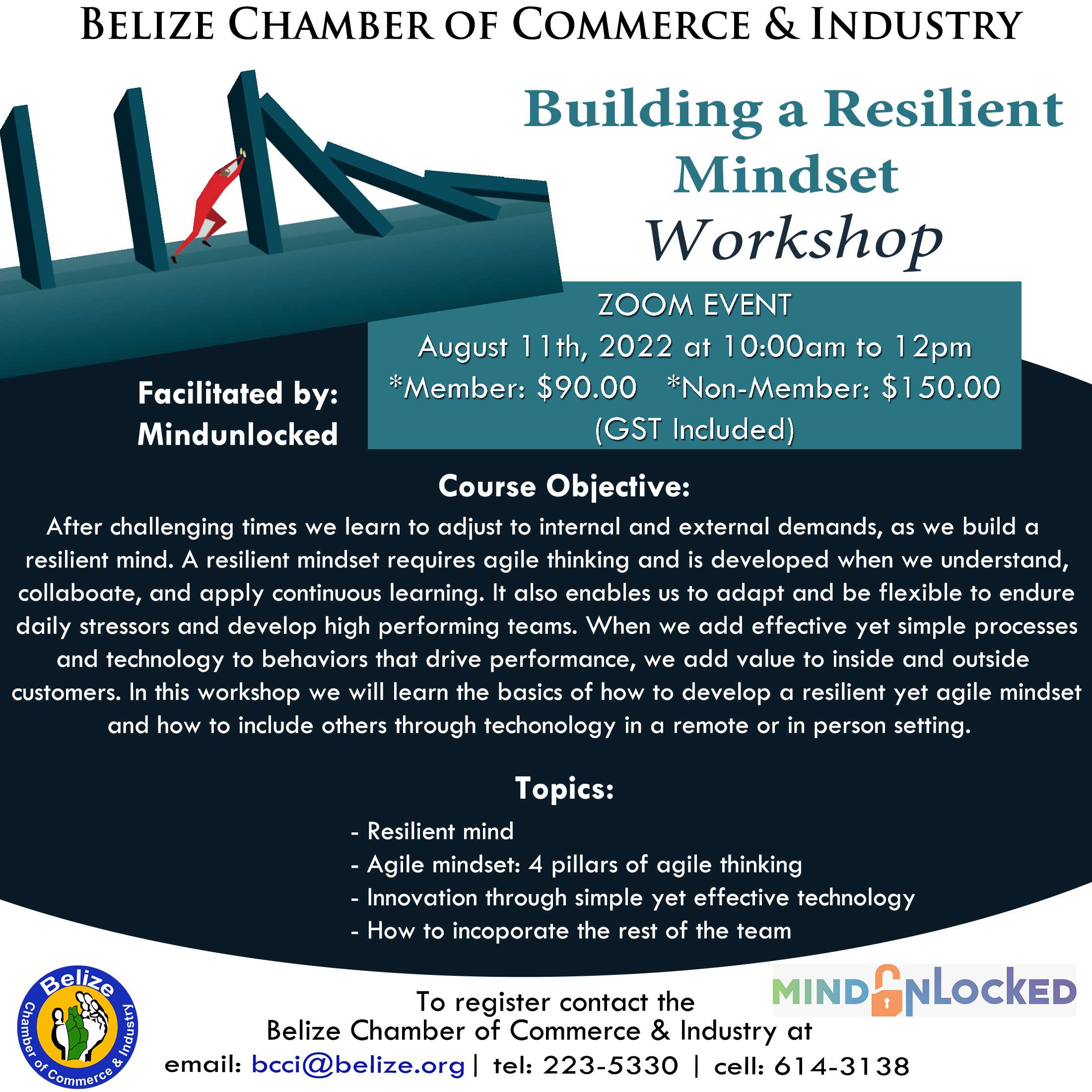 BCCI Building a Resilient Mindset Workshop - Belize Chamber of Commerce ...
