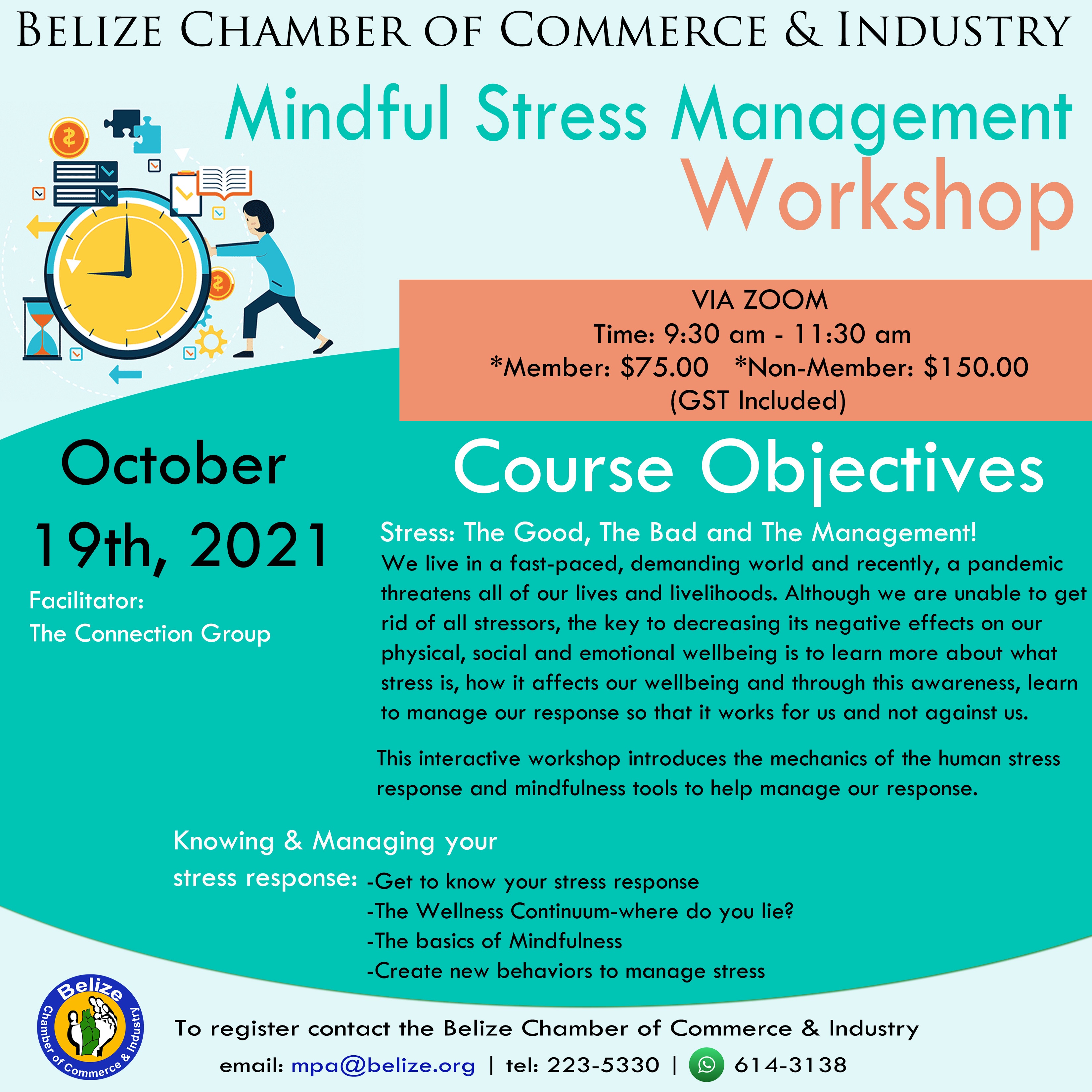 Mindful Stress Management Workshop - Belize Chamber of Commerce and ...